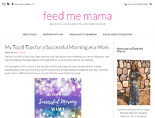Tablet Screenshot of feedmemama.net